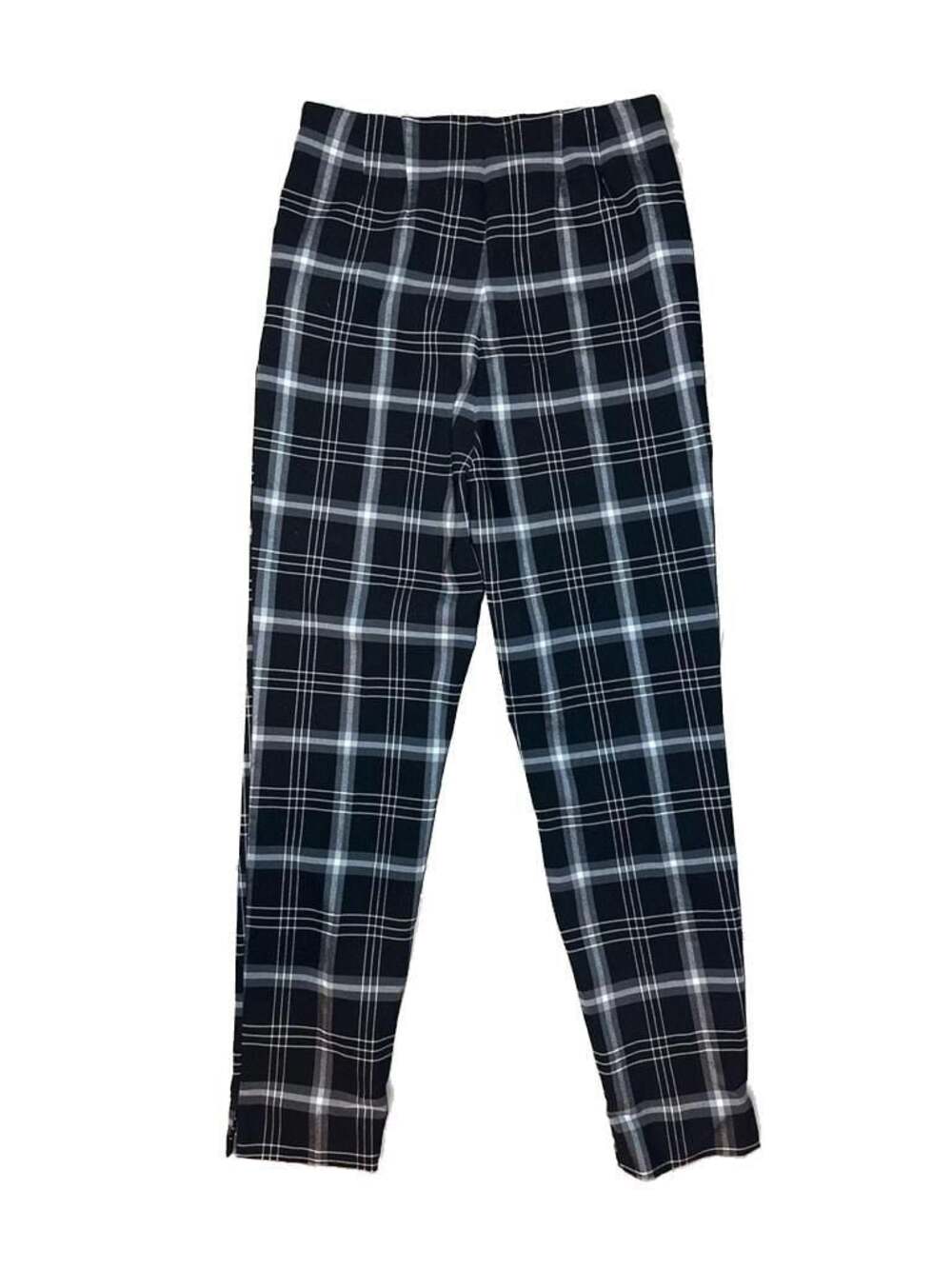 Time And Tru Pants Womens Size 12 Black White Gray Stretch Partial New Tag - Picture 3 of 3